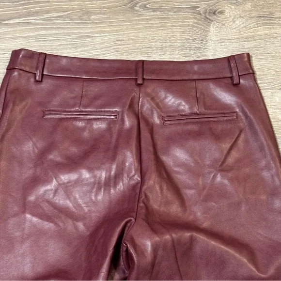 Avec Les Filles faux leather cropped pant wide leg XL - Picture 4 of 11